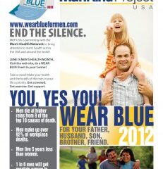 You! Yes YOU! Wear BLUE! Men’s Health and MKP